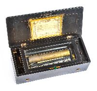 19TH CENTURY CYLINDER MUSIC BOX at Ross's Online Art Auctions